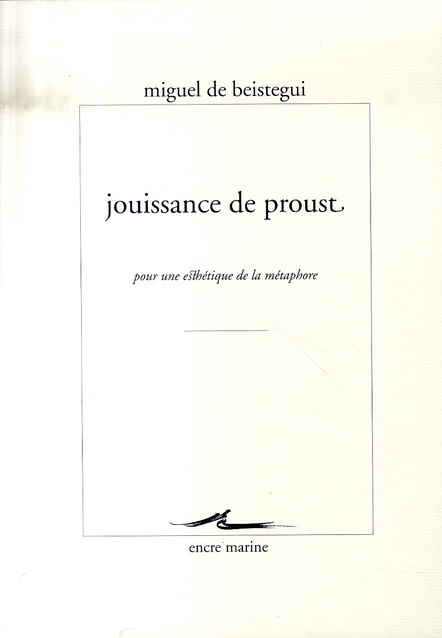 Emprunter Jouissance de Proust. Pour une esthétique de la métaphore livre