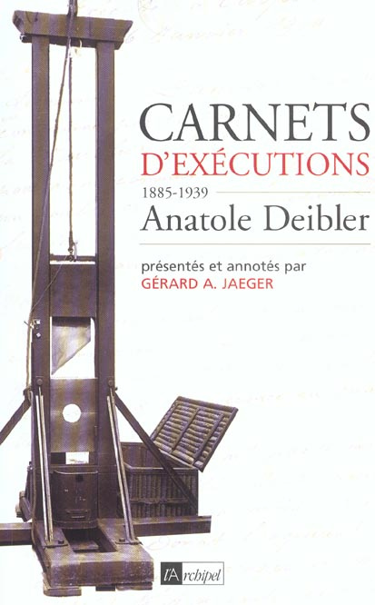 Emprunter Carnets d'exécutions (1885-1939) livre