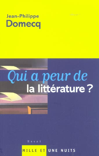 Emprunter Qui a peur de la littérature ? livre