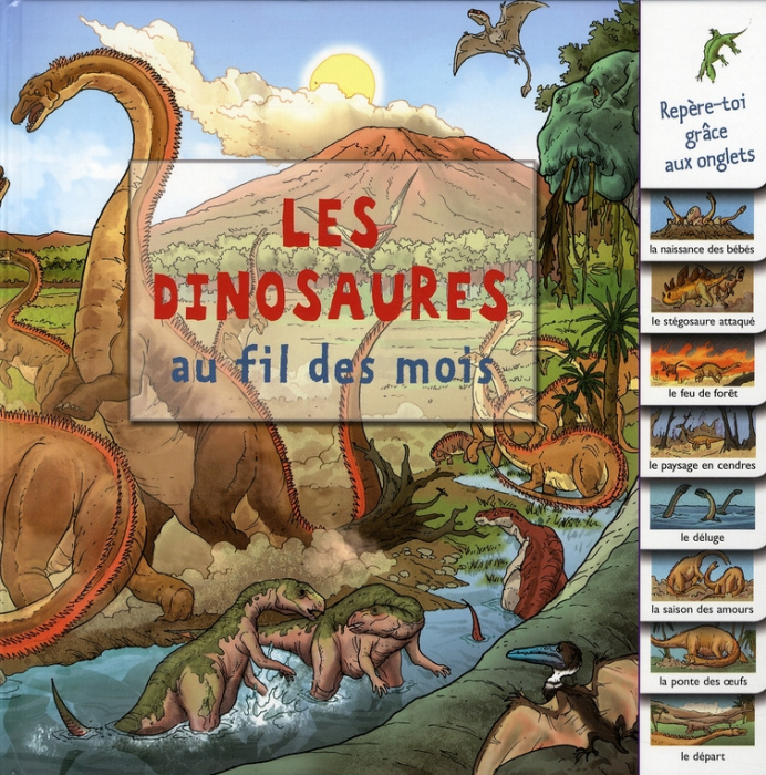 Emprunter Les dinosaures au fil des mois livre
