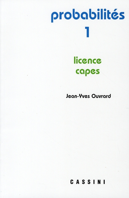 Emprunter Probabilités. Tome 1, Licence - CAPES livre
