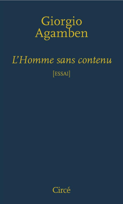Emprunter L'Homme sans contenu livre