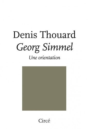 Emprunter Georg Simmel. Une orientation livre
