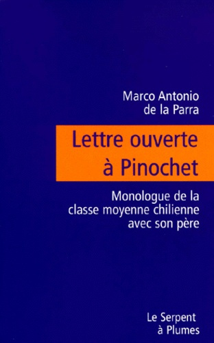 Emprunter LETTRE OUVERTE A PINOCHET livre