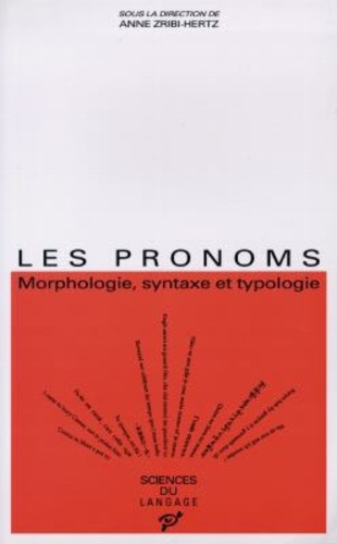 Emprunter Les pronoms. Morphologie, syntaxe et typologie livre