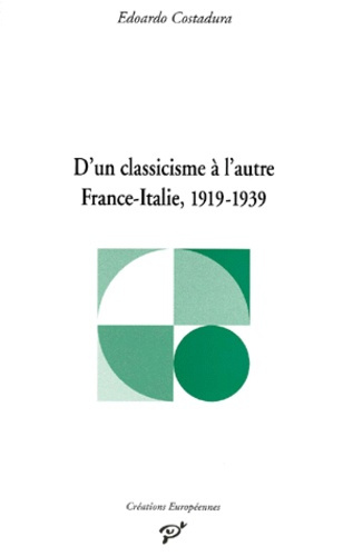 Emprunter D'un classicisme à l'autre, France-Italie, 1919-1939 livre