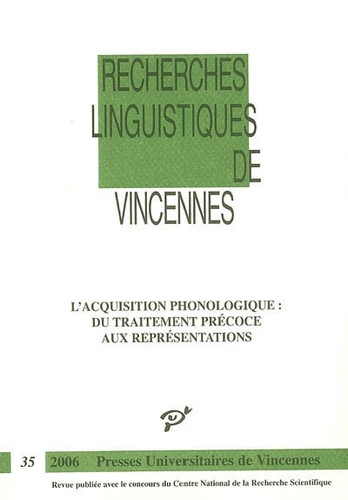 Emprunter L'acquisition phonologique. Du traitement précoce aux représentations livre