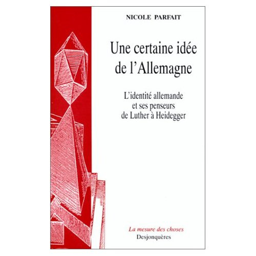 Emprunter UNE CERTAINE IDEE DE L'ALLEMAGNE livre