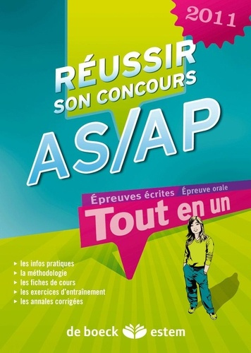 Emprunter Réussir son concours AS/AP. Edition 2011 livre