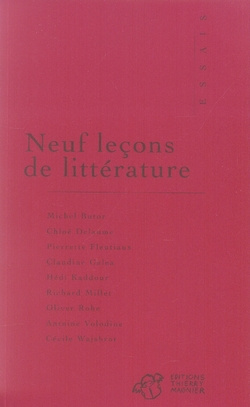 Emprunter Neuf leçons de littérature livre