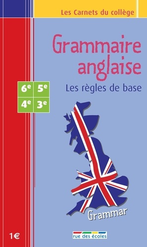Emprunter GRAMMAIRE ANGLAISE - CARNET 6E/3E livre