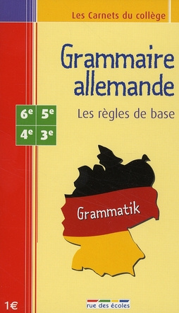 Emprunter GRAMMAIRE ALLEMANDE - CARNET 6E/3E livre