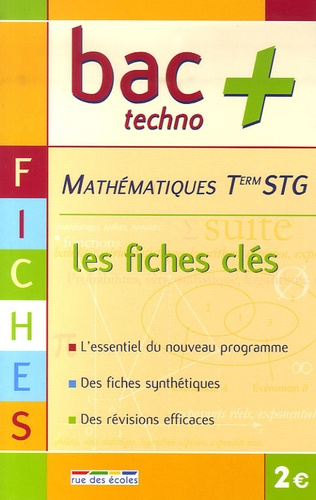 Emprunter BAC T STG MATHS FICHES livre