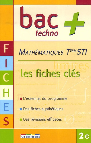 Emprunter BAC TSTI MATHS FICHES livre