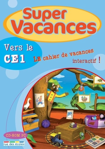 Emprunter Supers vacances vers le CP/CE. le cahier de vacances interactif cd rom pc livre