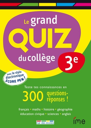 Emprunter Le grand quizz du collège 3e livre