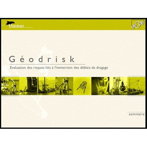 Emprunter GEODRISK - LOGICIEL D'EVALUATION DES RISQUES LIES A L'IMMERSION DES DEBLAIS DE DRAGAGE DES PORTS MAR livre