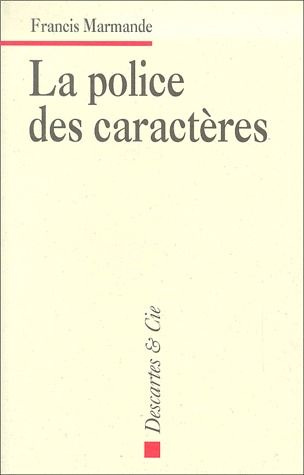 Emprunter La police des caractères livre