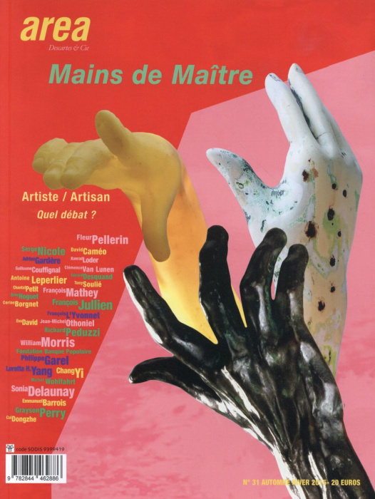 Emprunter Area revue)s( N° 31, Automne-hiver 2015 : Mains de maître. Artiste/artisan, quel débat ? livre