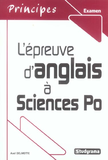 Emprunter L'épreuve d'anglais à Sciences Po livre