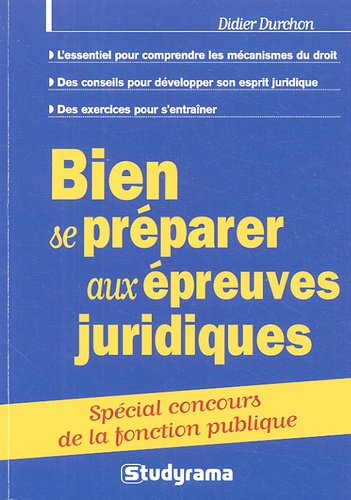 Emprunter Bien se préparer aux épreuves juridiques livre