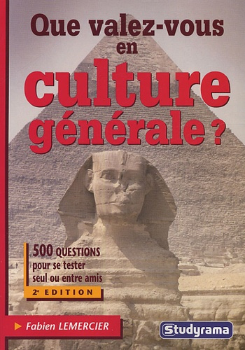 Emprunter Que valez-vous en culture générale ? 2e édition livre