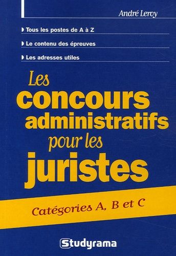Emprunter Les concours administratifs pour les juristes livre