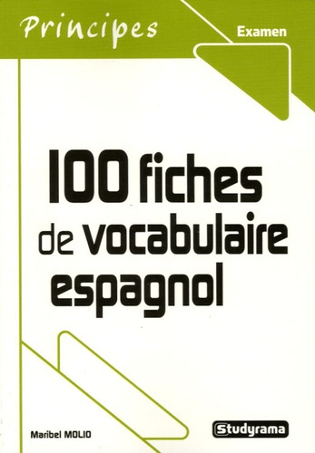Emprunter 100 Fiches de vocabulaire espagnol livre