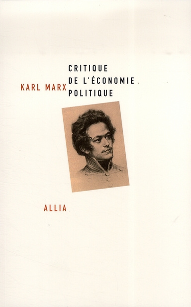 Emprunter CRITIQUE DE L'ECONOMIE POLITIQUE livre
