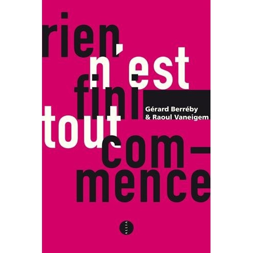 Emprunter Rien n'est fini. Tout commence livre