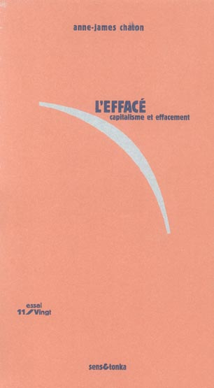 Emprunter L'effacé. Capitalisme et effacement dans les Manuscrits de 44 de Karl Marx livre