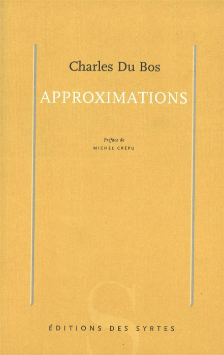 Emprunter Approximations livre