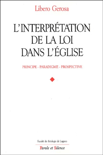 Emprunter INTERPRETATION DE LA LOI DANS L EGLISE livre