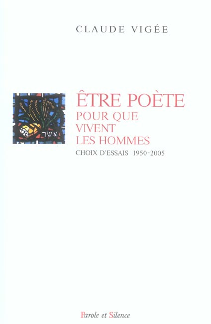 Emprunter ETRE POETE POUR QUE VIVENT LES HOMMES livre