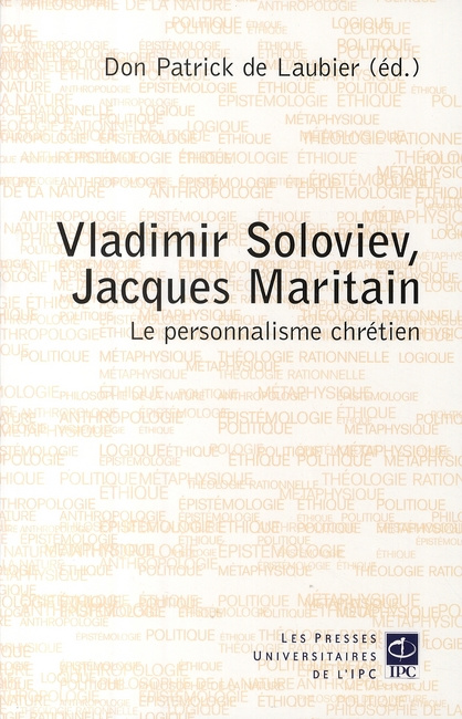 Emprunter VLADIMIR SOLOVIEV JACQUES MARITAIN ET LE PERSONNALISME livre