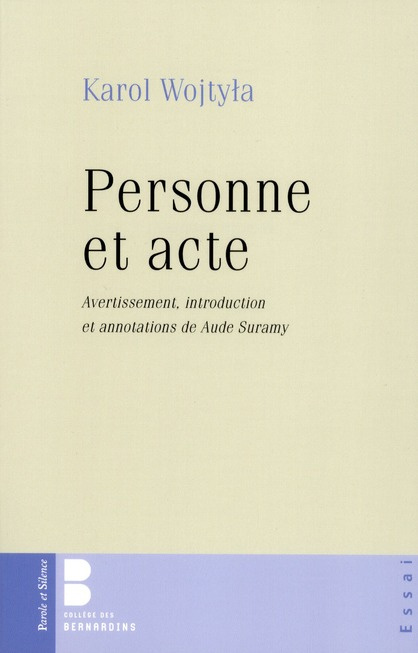 Emprunter PERSONNE ET ACTE (NED) livre