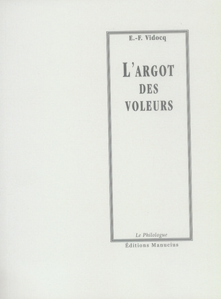 Emprunter L'argot des voleurs livre