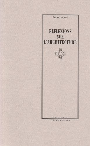 Emprunter Réflexions sur l'architecture livre