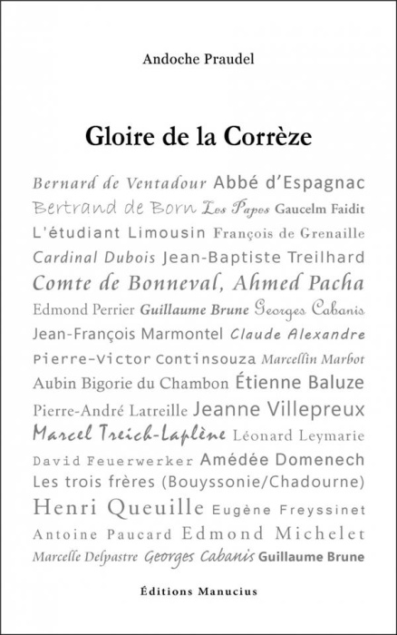 Emprunter Gloire de la Corrèze livre