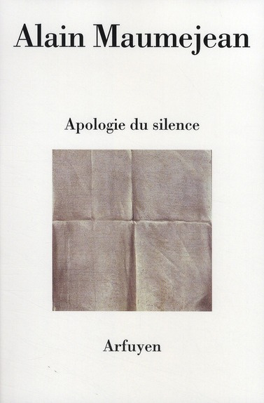 Emprunter Apologie du silence livre