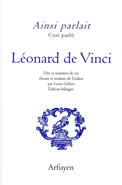 Emprunter Ainsi parlait Léonard de Vinci. Edition bilingue français-italien livre