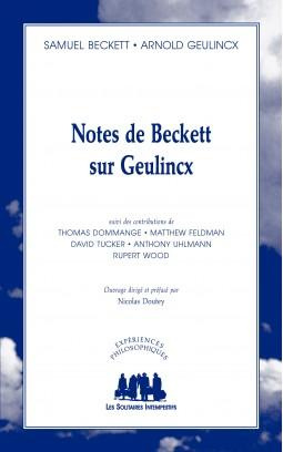 Emprunter Notes de Beckett sur Geulincx livre