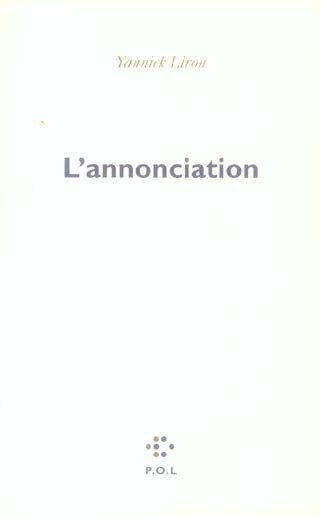 Emprunter L'annonciation livre