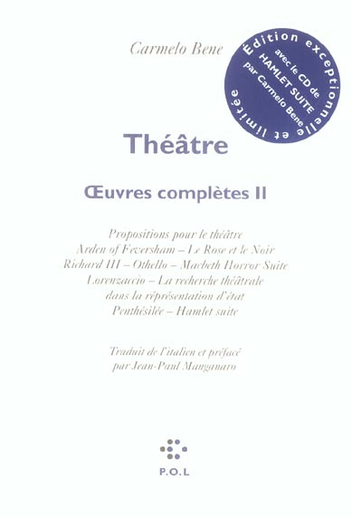 Emprunter Oeuvres complètes. Tome 2, Théâtre, avec 1 CD audio livre
