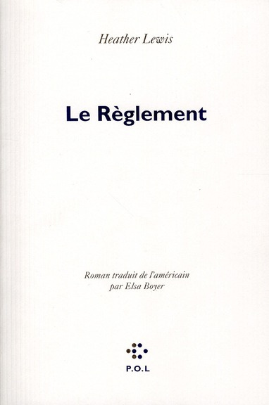 Emprunter Le règlement livre