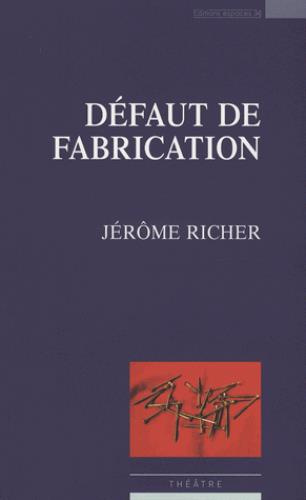 Emprunter Défaut de fabrication livre