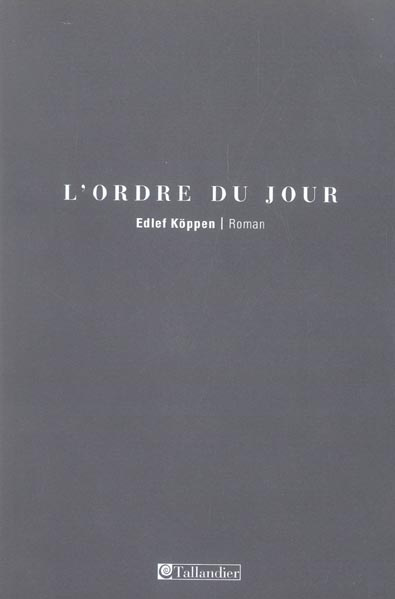 Emprunter L'ordre du jour livre