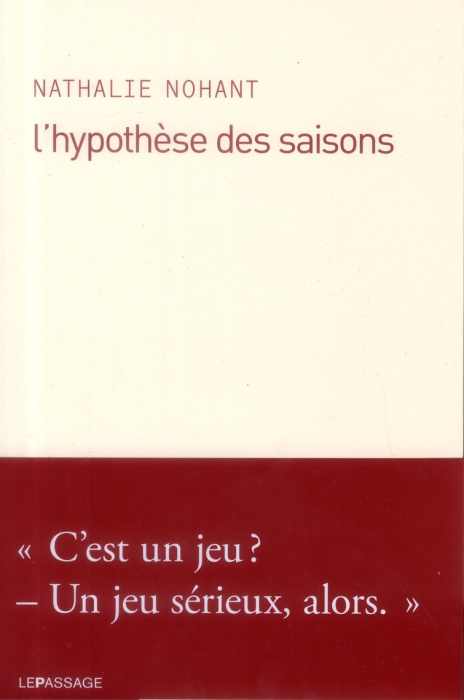 Emprunter L'hypothèse des saisons livre