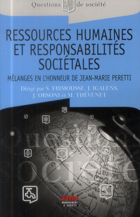Emprunter Ressources humaines et responsabilités sociétales. Mélanges en l'honneur du Professeur Jean-Marie Pe livre