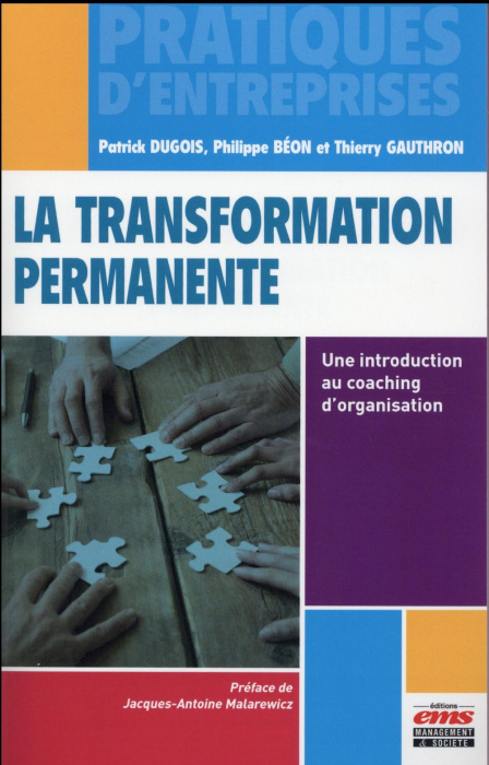 Emprunter La transformation permanente. Une introduction au coaching d'organisation livre